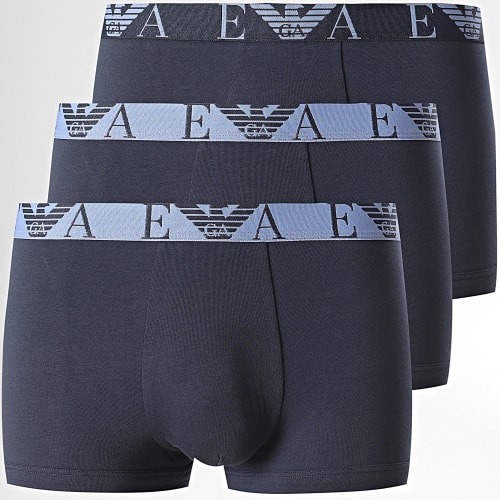 Lot De 3 Boxers 111357 Bleu Marine