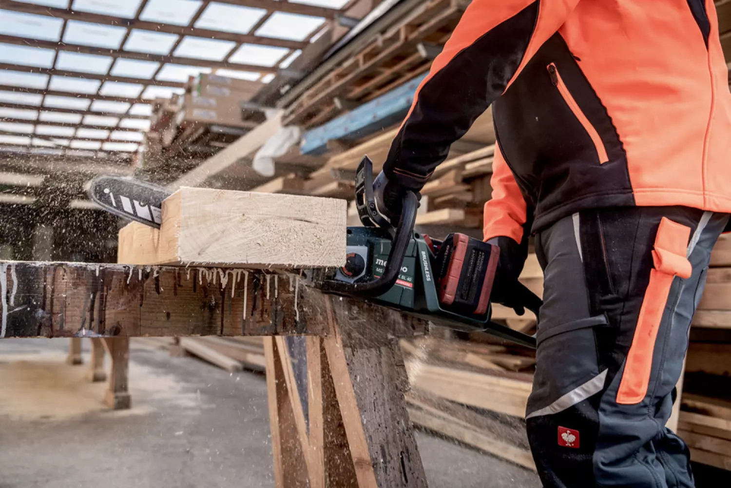 Metabo MS 36-18 LTX BL 40 36V LiHD accu kettingzaag body - 22m/s - 36cm