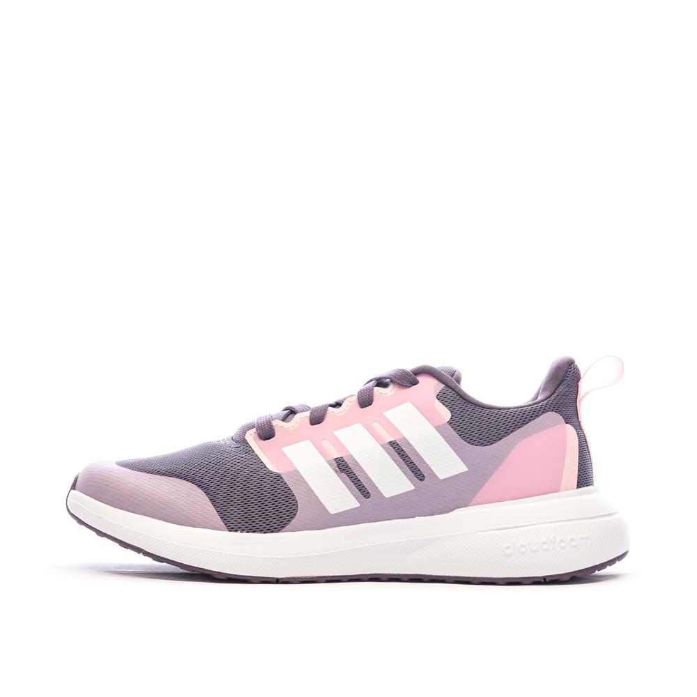 Adidas Baskets Rose/Violette Fille Adidas Fortarun 2.0