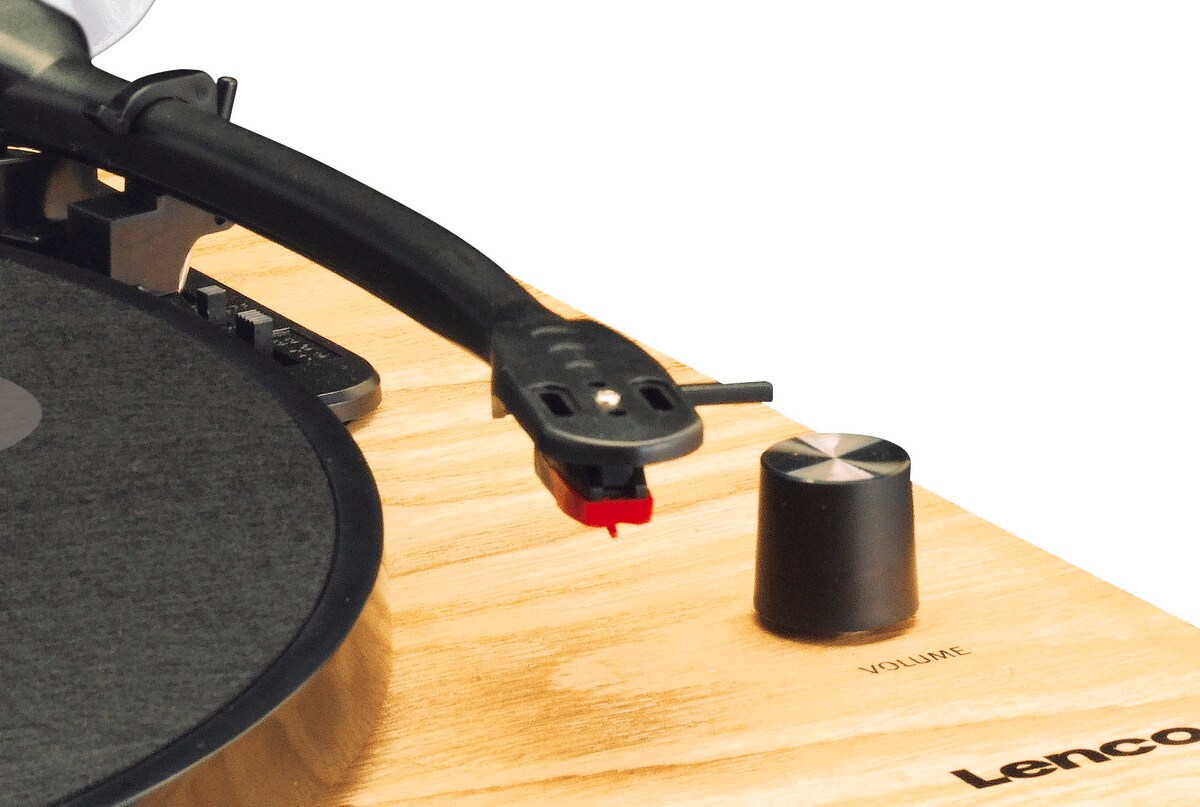 LENCO LS-50WD Plattenspieler mit int. Lautsprechern, Holz