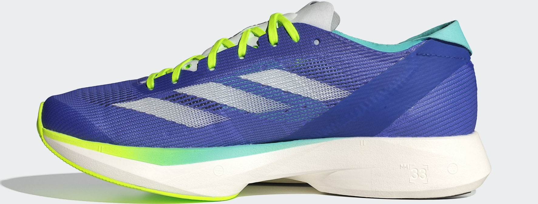 Adizero Takumi Sen 10 Dame Cobalt Blue/Zero Metallic/Lucid Lemon