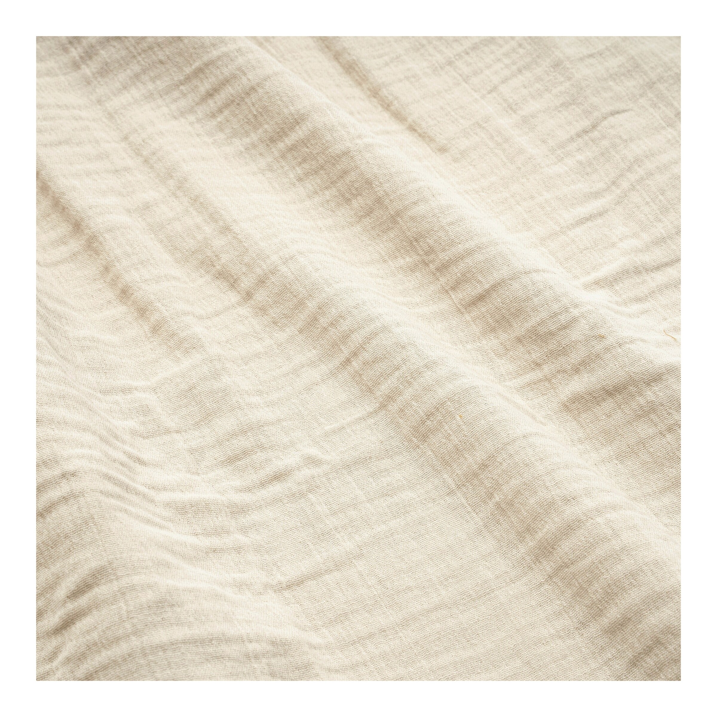 Julius Zöllner Babydecke Terra Musselin 70x100 cm sand