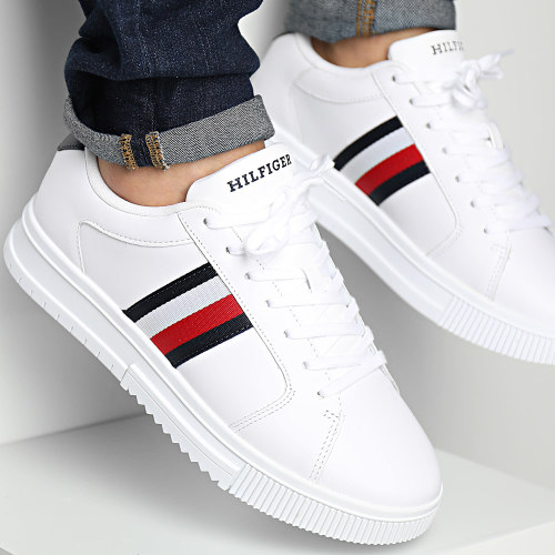 Baskets Supercut Stripes Essential 4895 White