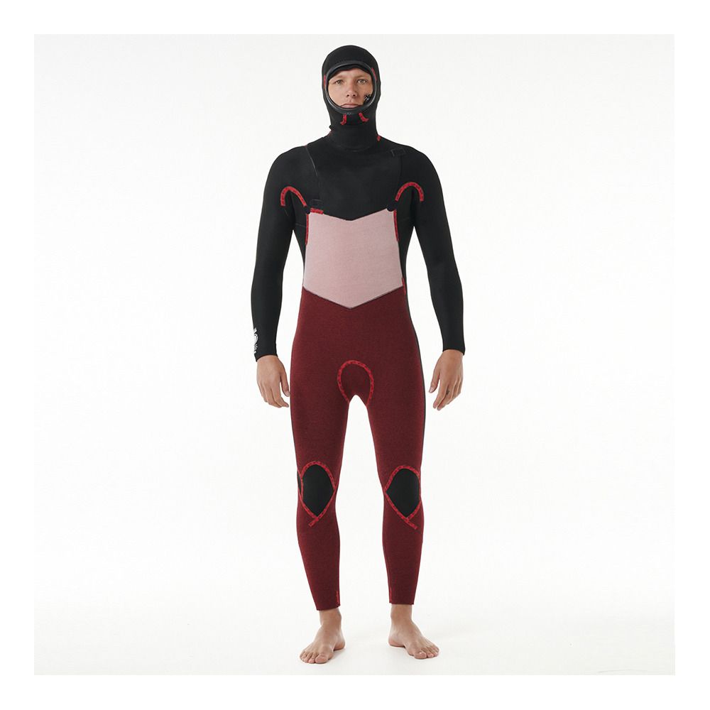 Rip Curl D/PATROL HOOD CZ - Combinaison intégrale 5/4 mm Homme black