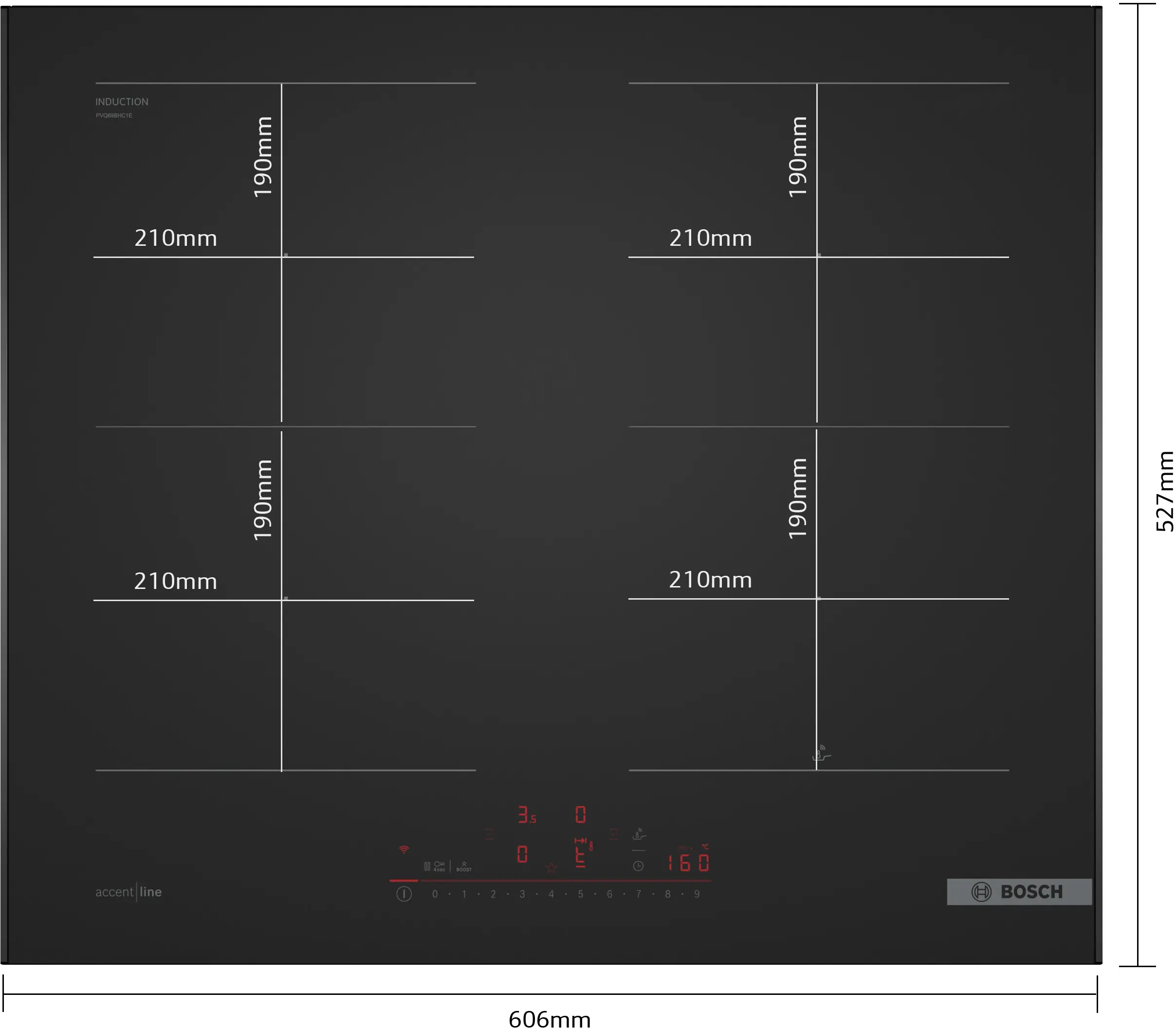Serie 6 Inductiekookplaat 60 cm