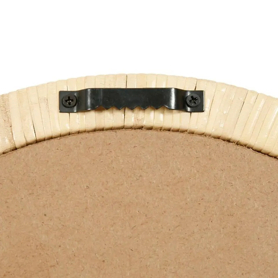 Ostaria Wandspiegel beer - rotan - 29 cm - bohemian spiegel