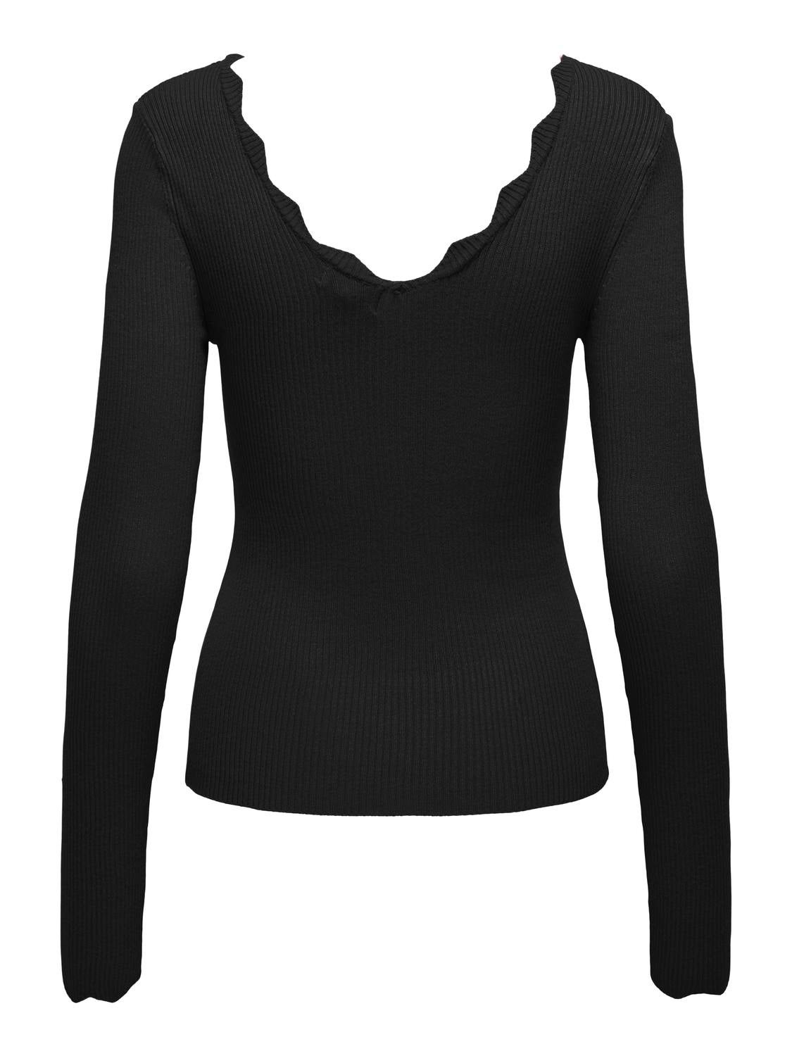 ONLJULIE Strickpullover Black