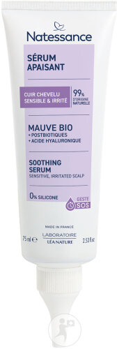 Natessance Sérum Apaisant Cuir Chevelu Sensible Et Irrité Tube Canule 75ml