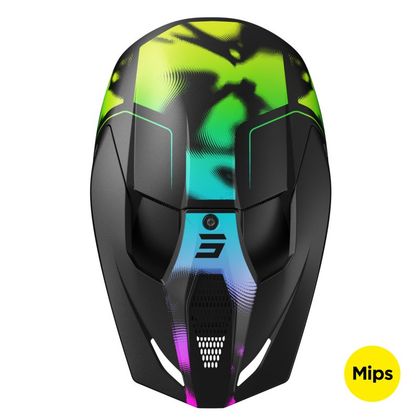 Casque cross Shot RACE - NITRO 2025 - Noir
