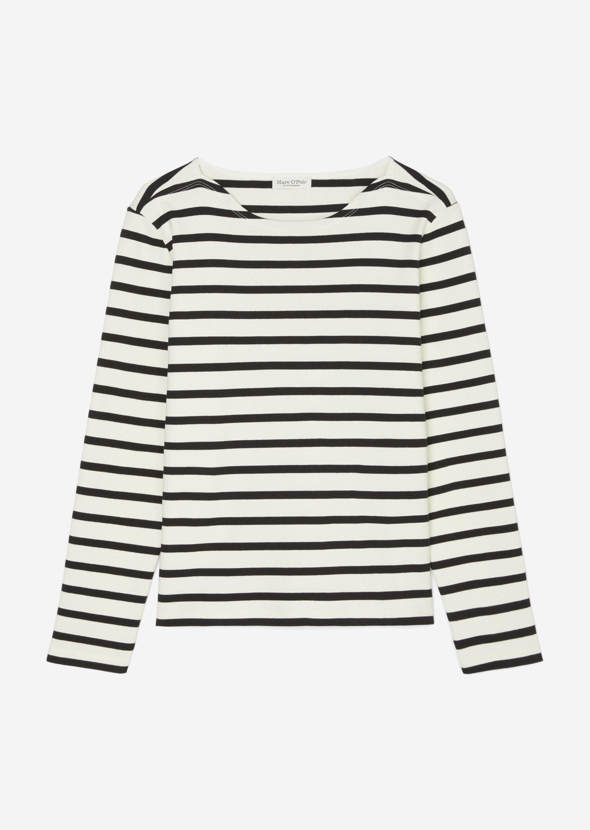 Longsleeve im Breton-Stil regularaus garngefärbtem Organic Cotton