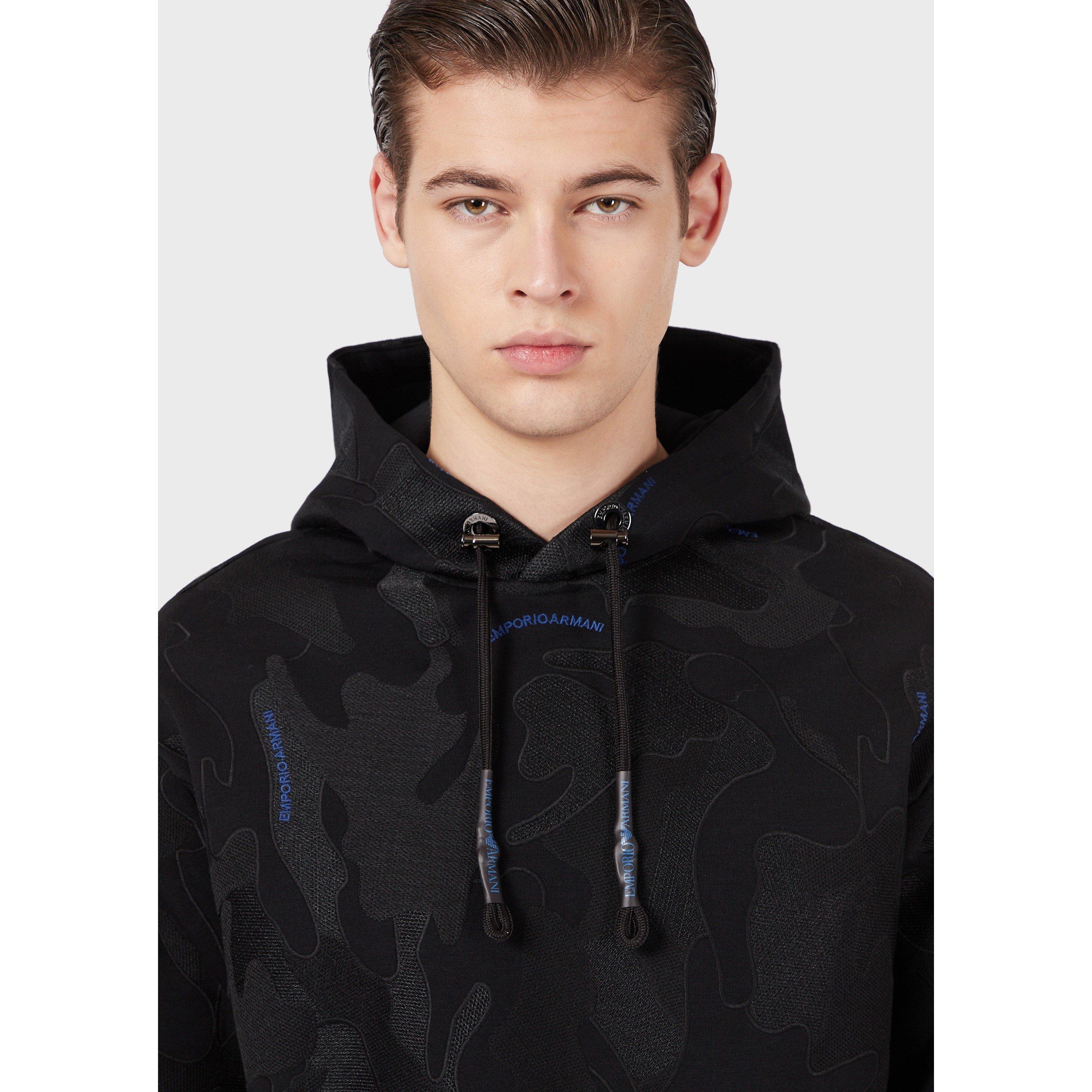Emporio Armani Printed Hoodie