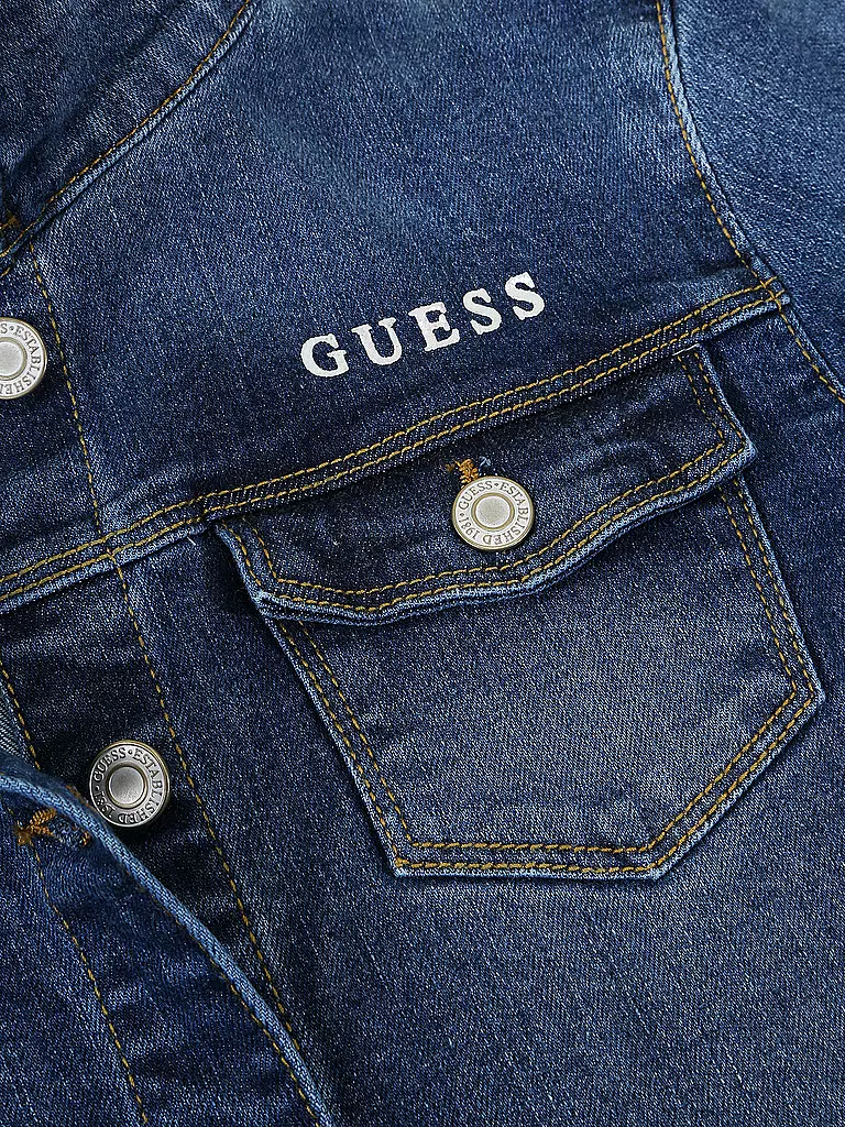 GUESS Mädchen Jeansjacke  blau