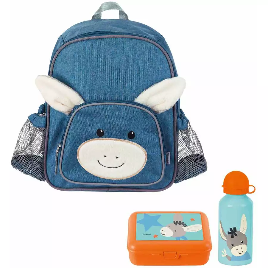 Sterntaler Kinder Rucksack 3er Set dunkelblau