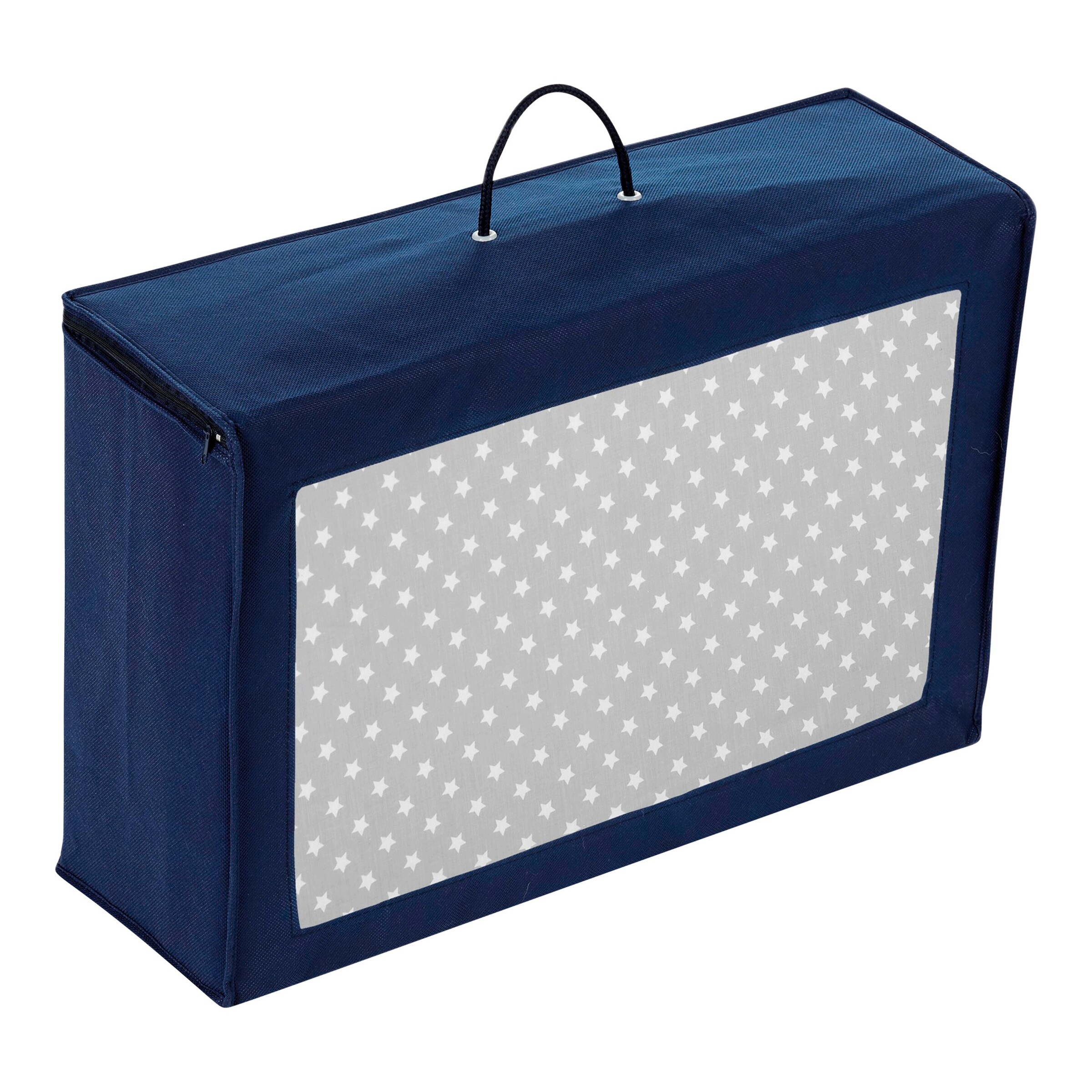 Alvi Matratze für Reisebett 60x120 cm grau / kleiner Stern