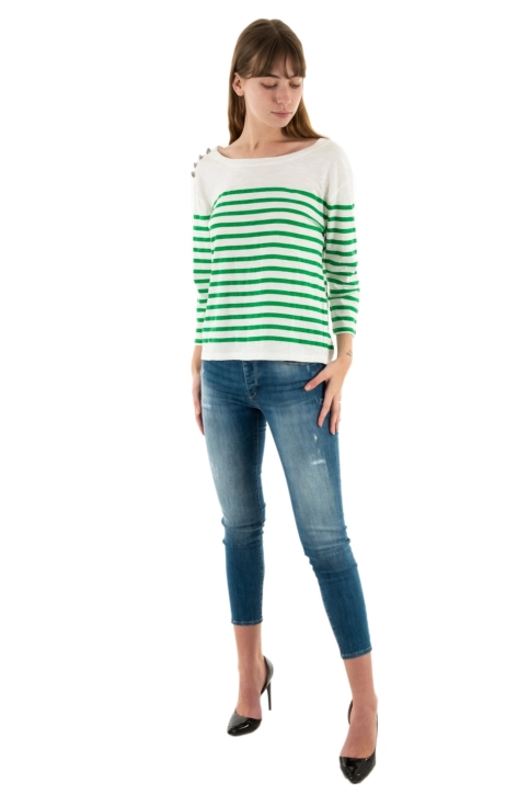 pull léger freeman t. porter thiane stripes co27 f618 jelly bean