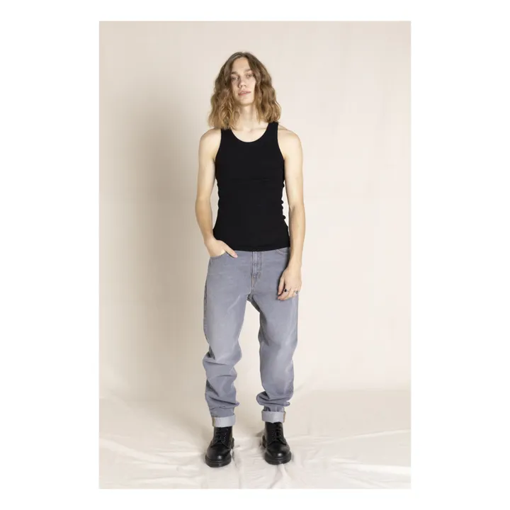 Finger in the nose Jean Loose Ollibis | Denim gris