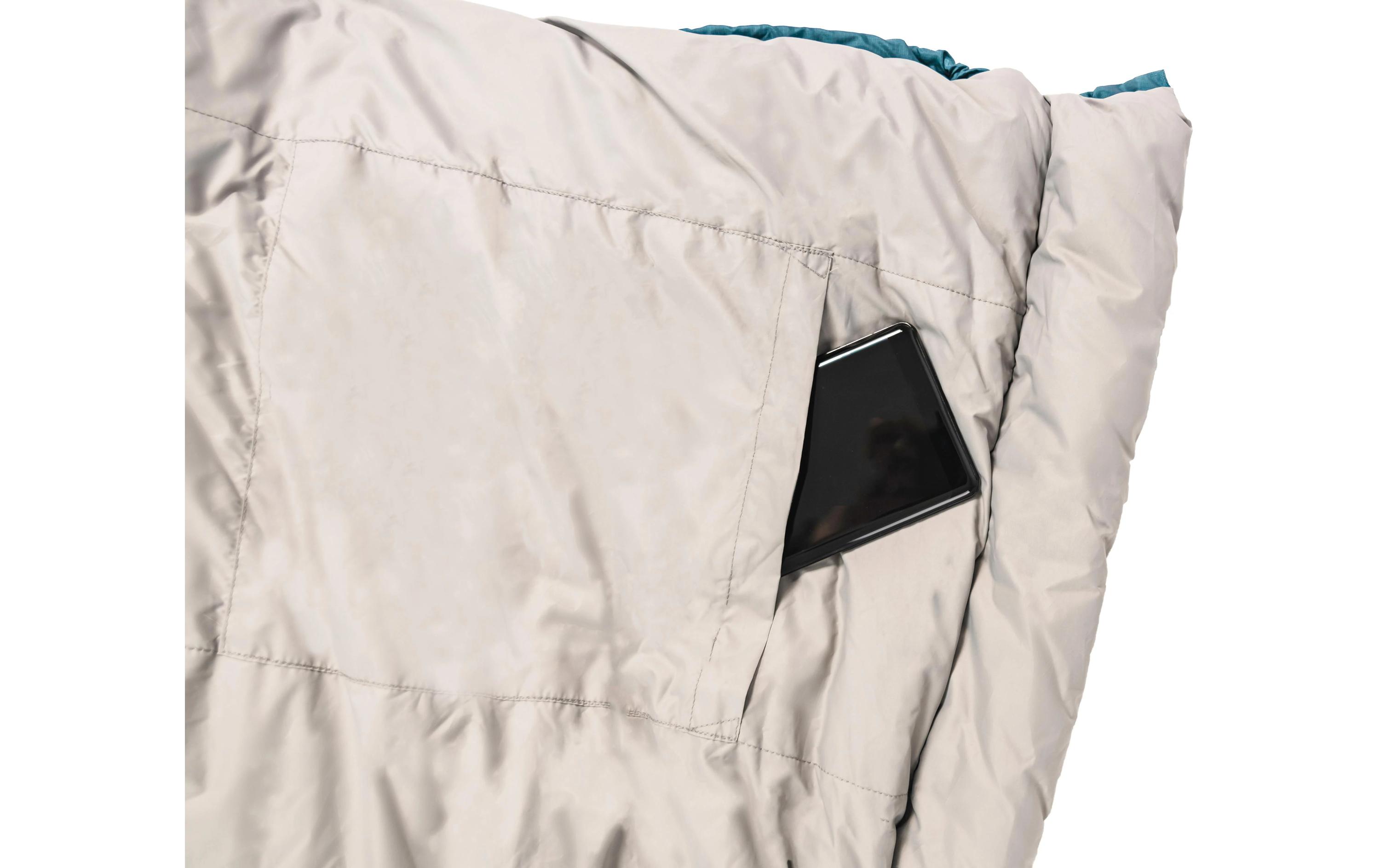 Schlafsack Biopod Wolle Goas Comfort Polyester, Dark Petrol<br>Hochwertiger leichter Schlafsack in Deckenform