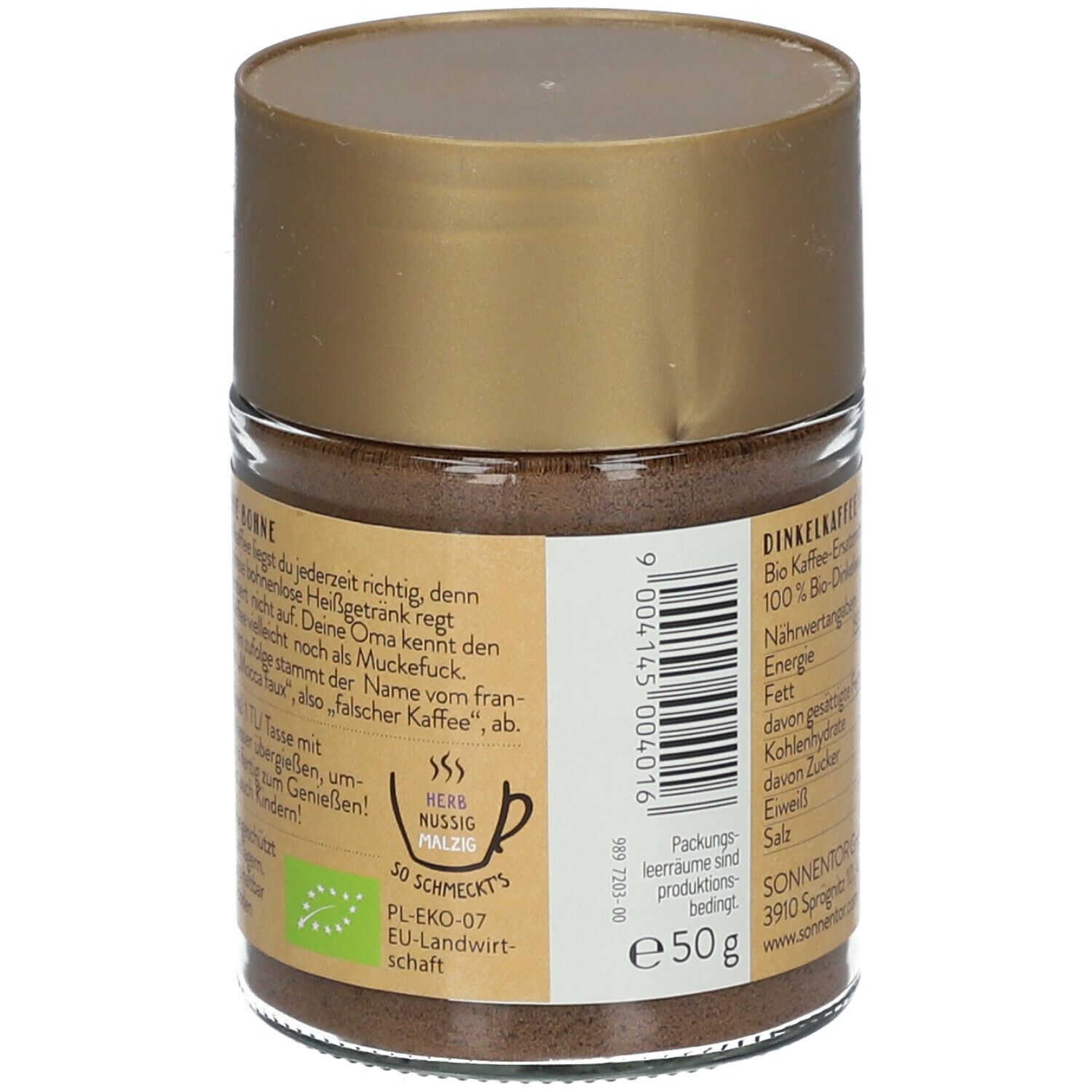 SonnentoR® Dinkelkaffee Falscher Kaffee Instant