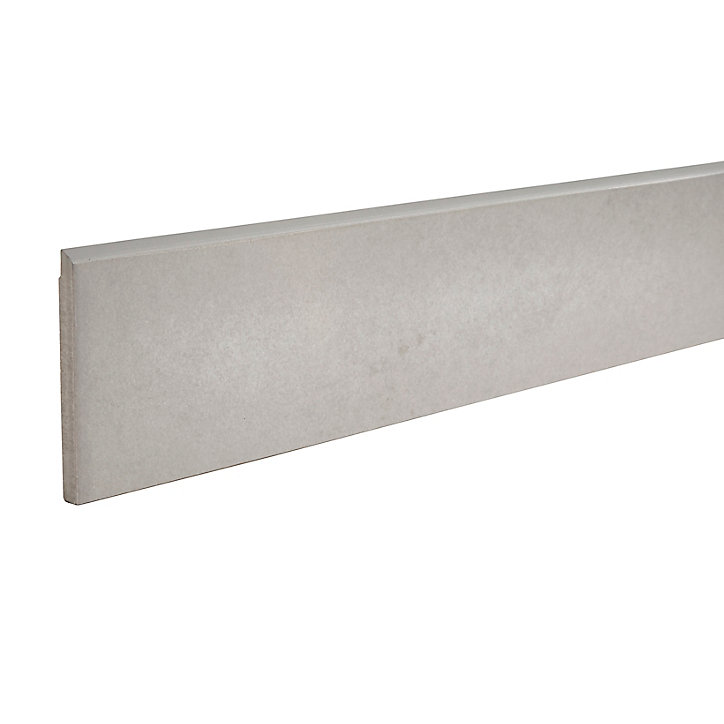 Plinthe grise 7 x 30 cm Cimenti (vendue à la pièce)