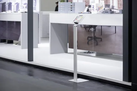 Tabletholder gulvstander Durable Floor silver