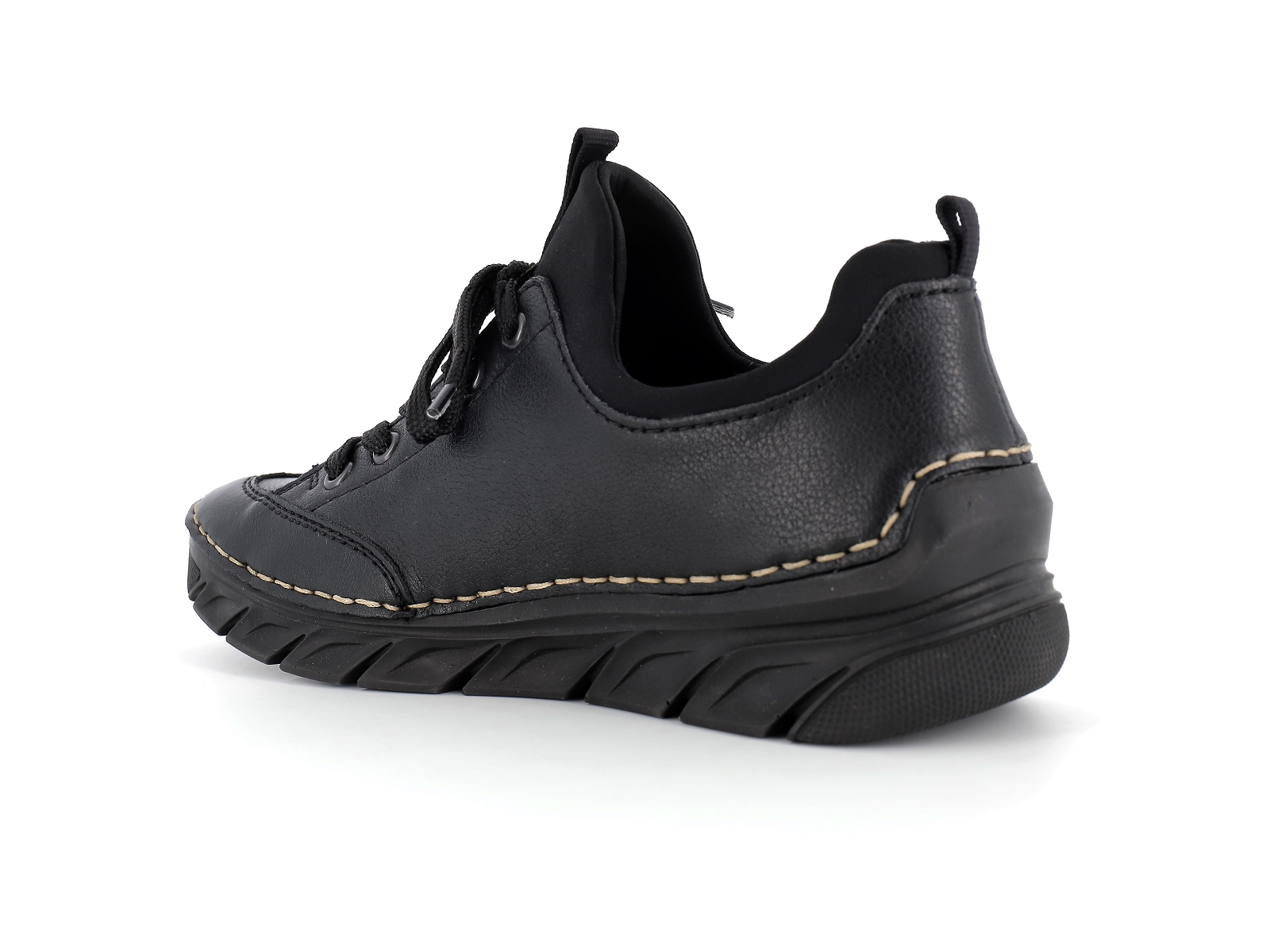 Rieker-55073 Cuir Noir
