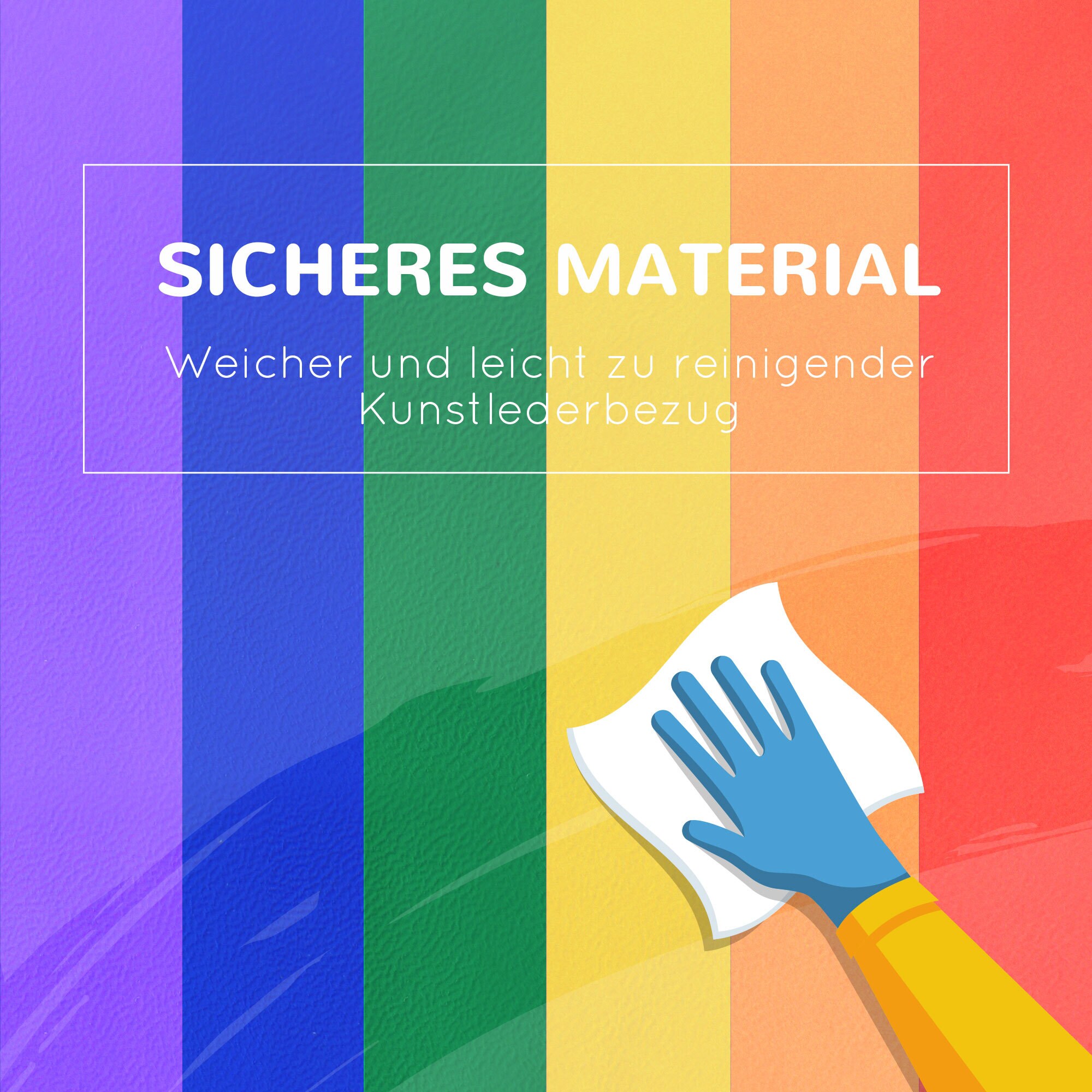 HOMCOM Schaumstoffblöcke als 12-teiliges Set bunt