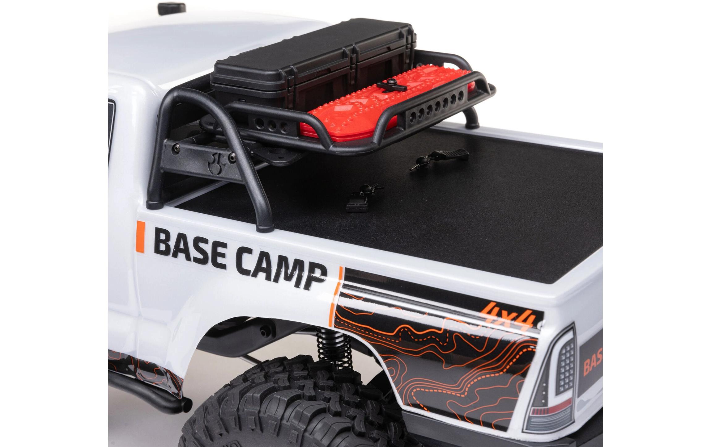 Scale Crawler SCX10 III Base Camp ARTR, Weiss<br>Rockcrawler Basis Ausführung mit Spektrum