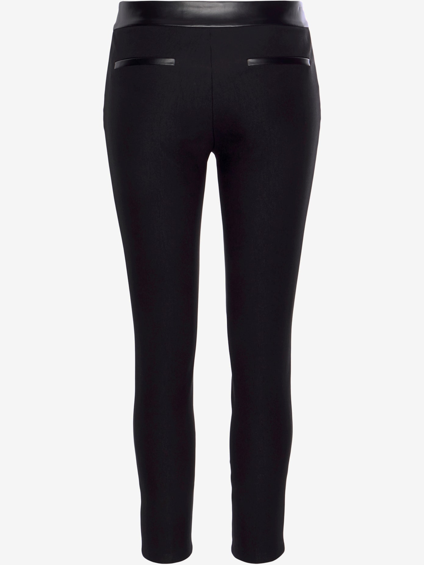 Pantalon extensible étroit avec détails en synthétique