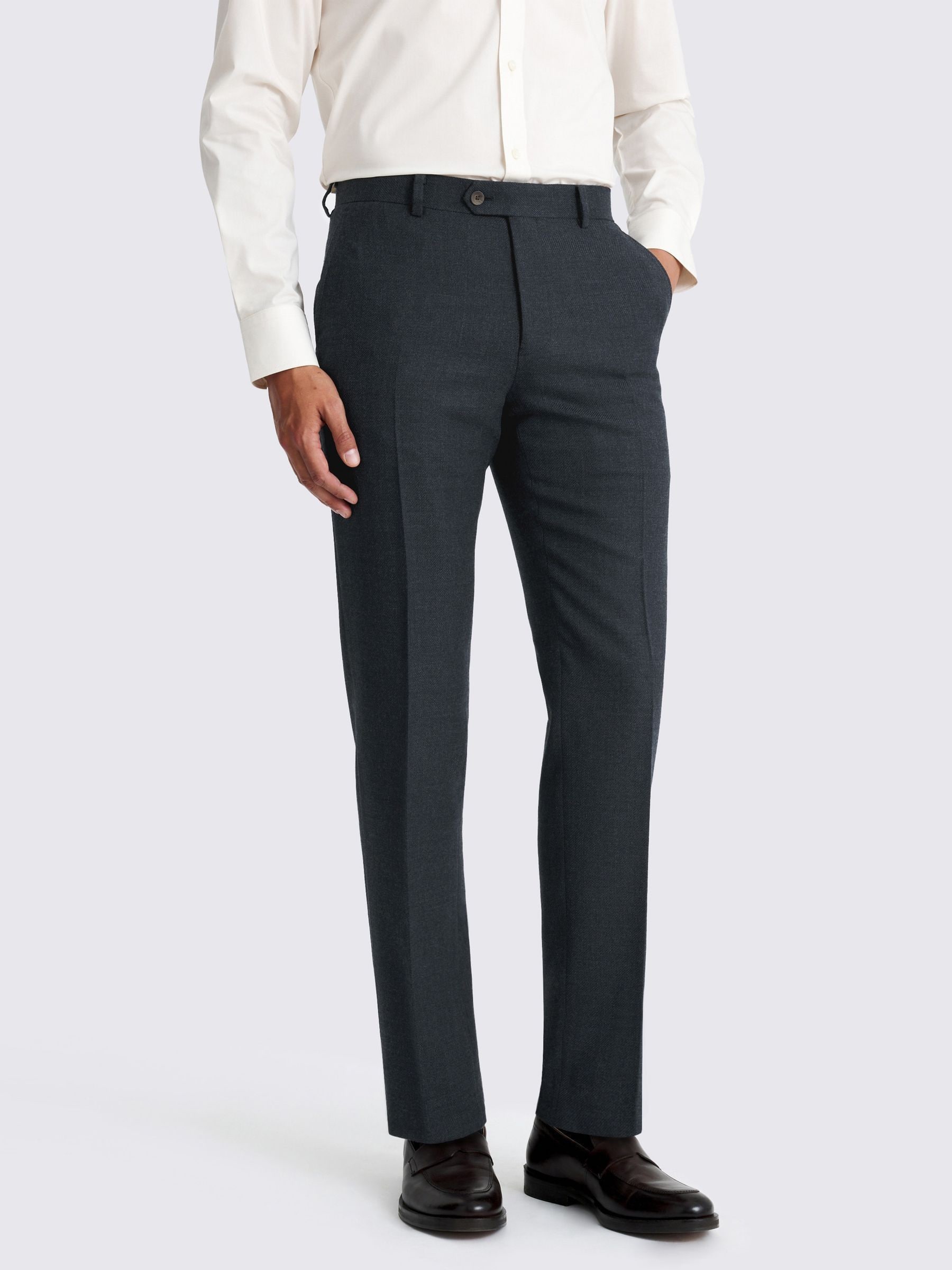 MOSS Tailored Fit Twill Trousers