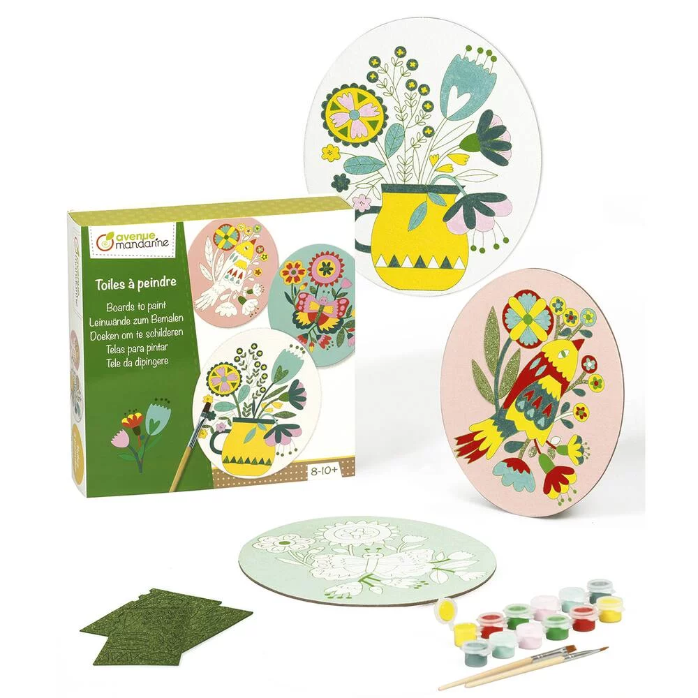 COFFRET CRÉATIF, TOILES À PEINDRE