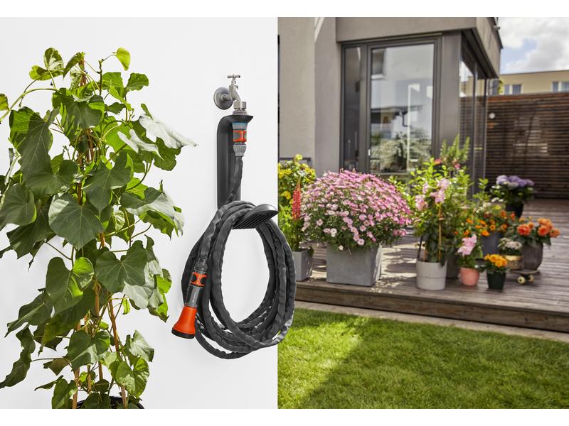 GARDENA Schlauchhalter Liano TapFix Schlauchaufbewahrungsmodul für Wasserhähne G 1