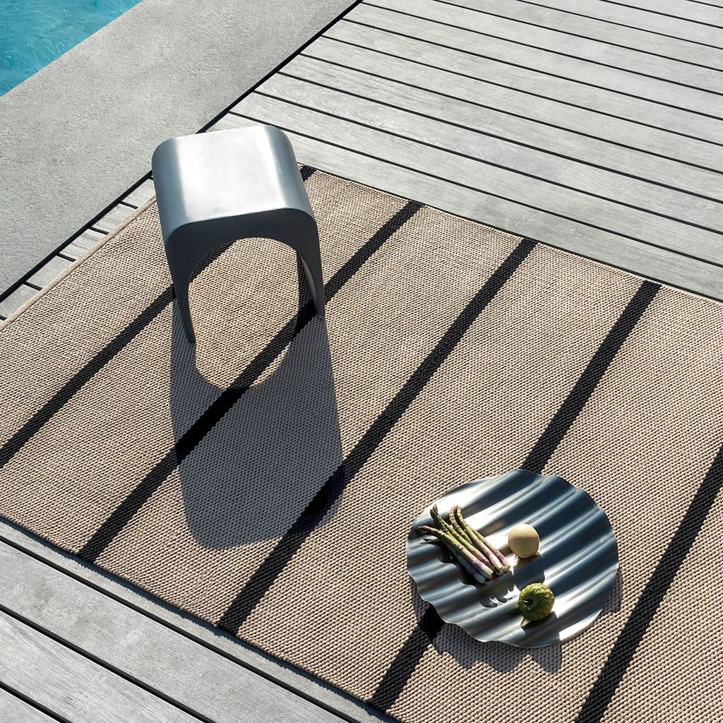 Vloerkleed Charcoal Black 496805 Deck  | Brink & Campman