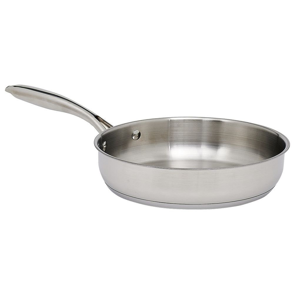 Poêle inox gris Ø24cm