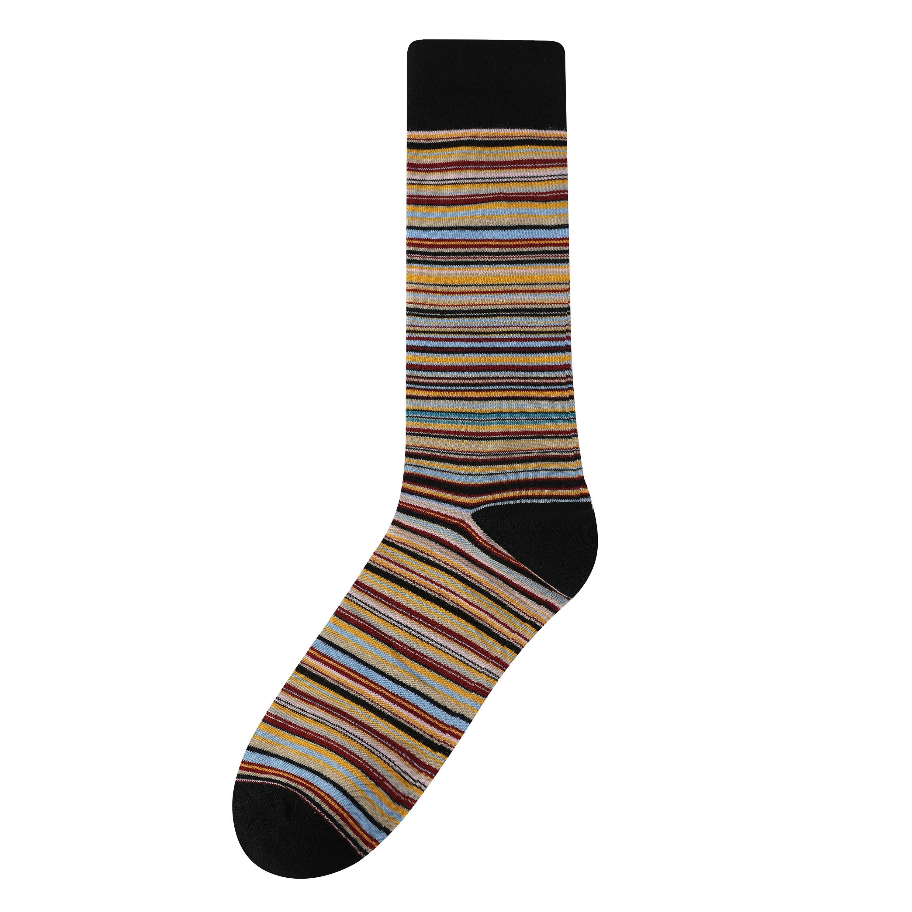 Firetrap 3pk Strip Sock Mens