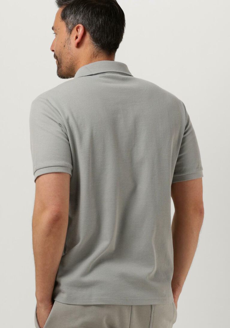 LYLE & SCOTT grijze lyle & scott polo milano trim polo shirt