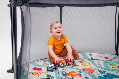 Lionelo ROEL Lekegrind  for Barn & Baby, Grey Multicolor