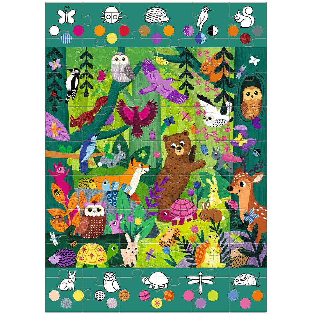 Djeco puzzel observatie bos - 54st