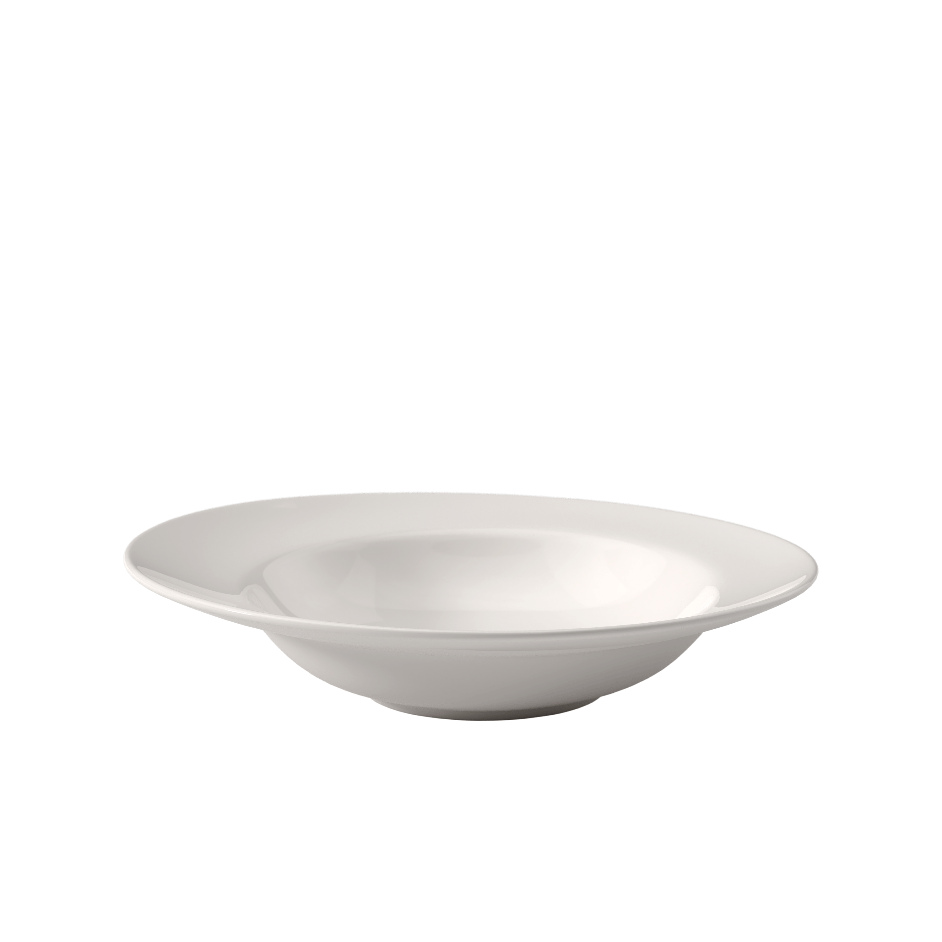 Flow Pasta bowl White, 11.7'', Premium Porcelain