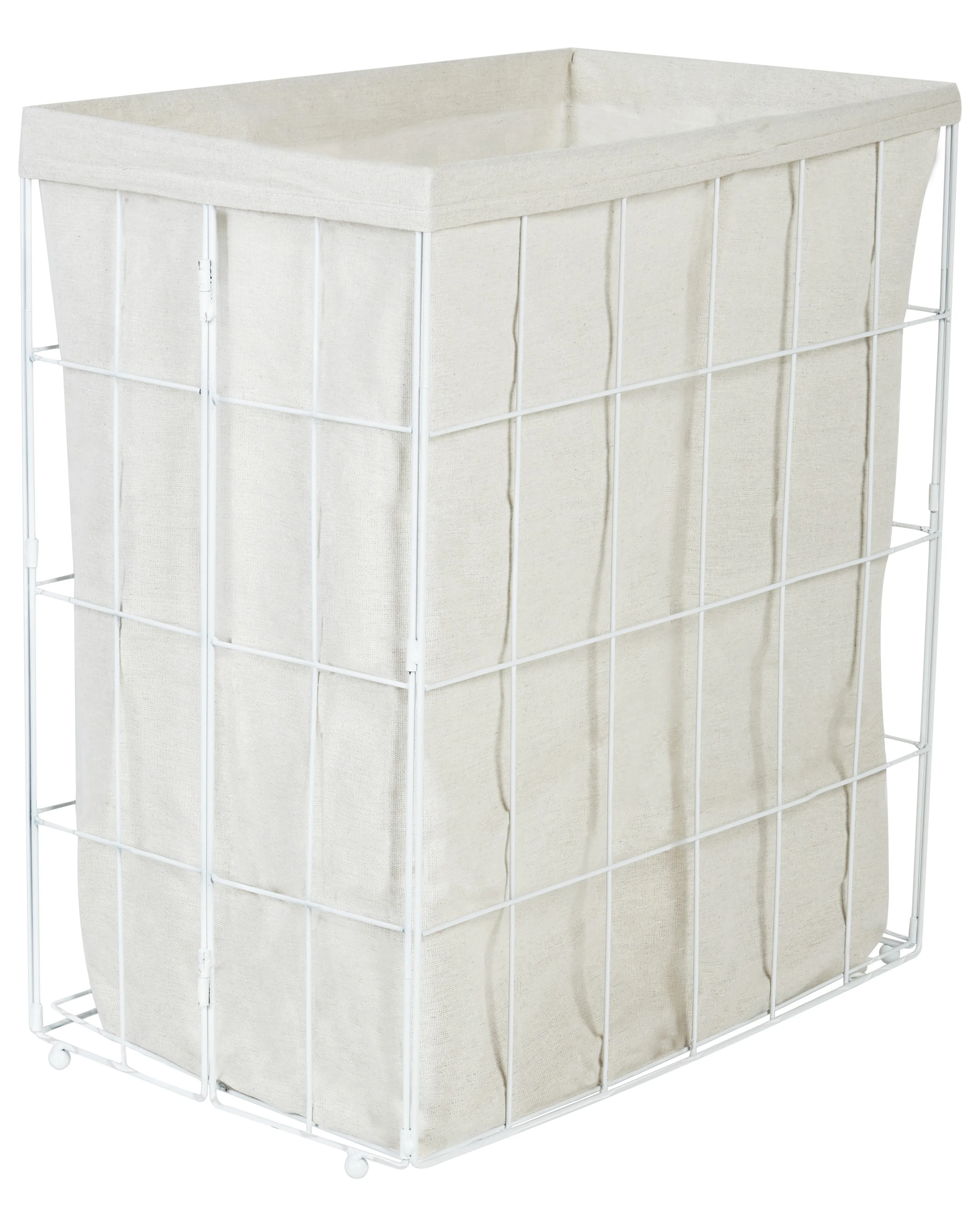 Mand MIRISSA Metaal Wit 100 L
