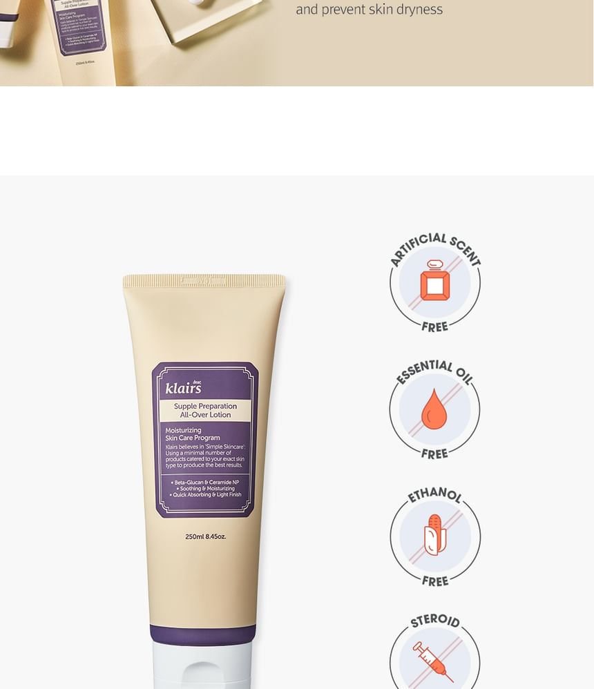Beste Klairs - Supple Preparation All-Over Lotion