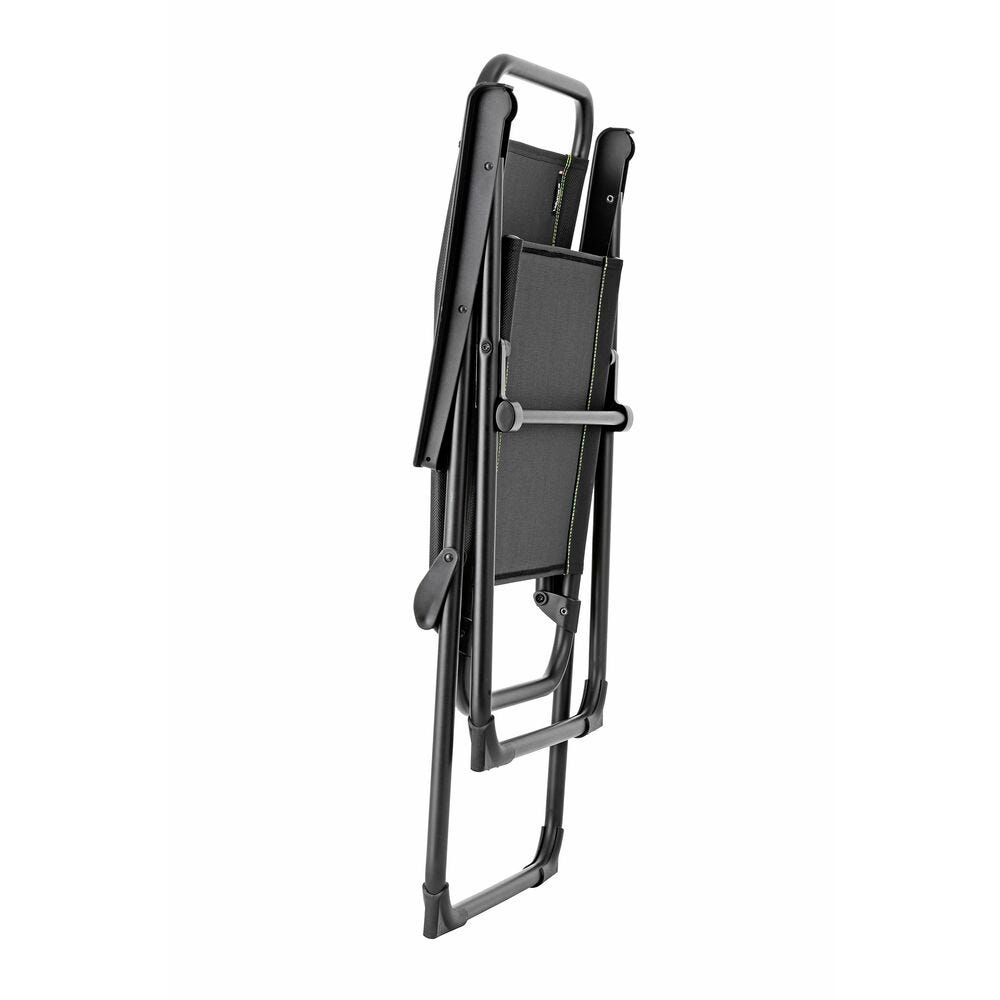 Ultraleichter Klappsessel Alu Victoria Batyline® Iso Schwarz Noir
