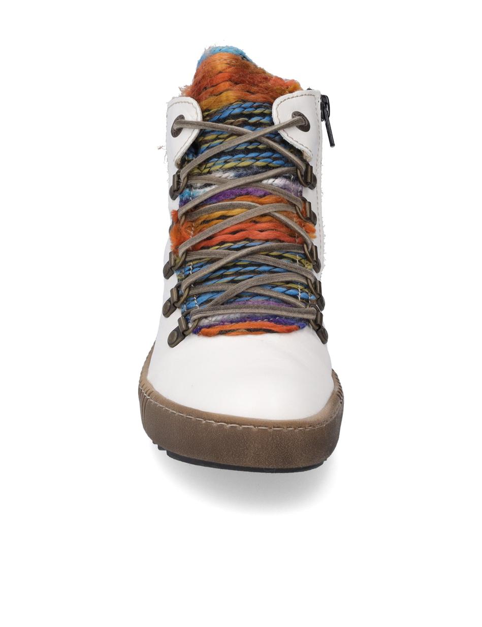 Stiefelette Maren 06, weiss-multi