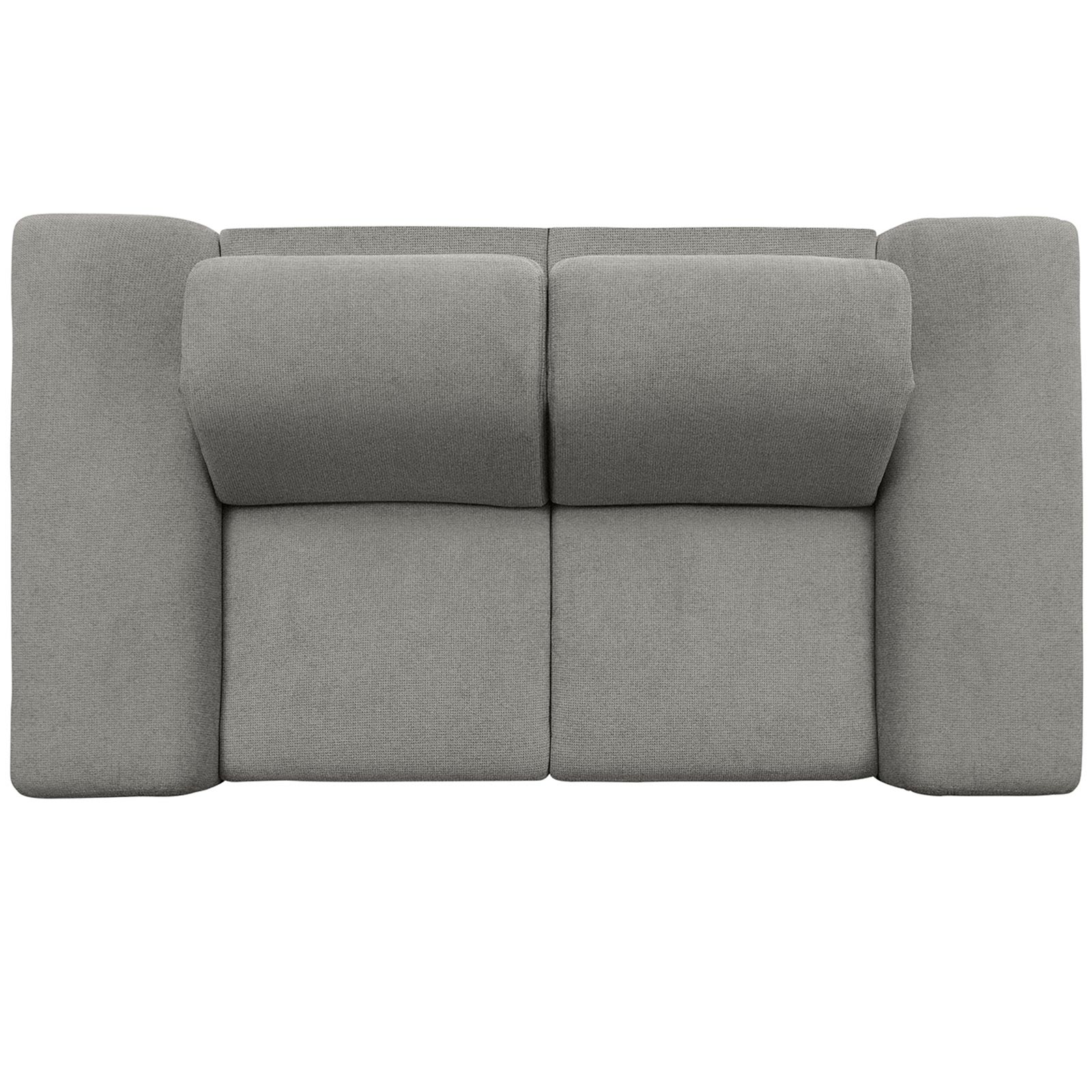 polsterpower 2,5-Sitzer Boxspringsofa - Belle silver - Basismodell