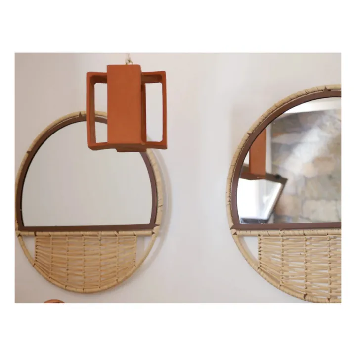 Honoré Suspension Croix Cruz en terre cuite | Terracotta