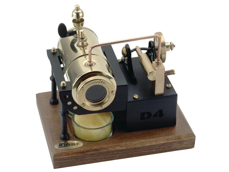 Wilesco Dampfmaschine D4 Dekorative, stationäre Dampfmaschine