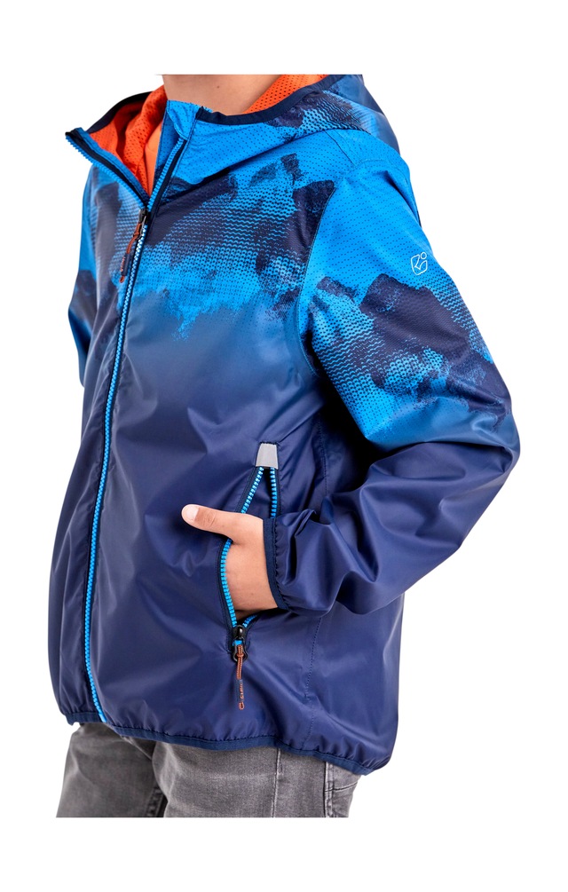Killtec Outdoorjacke »Lyse BYS JCKT B« Leichte, wasserdichte Kinderjacke, klein verpackbar, cooles Muster