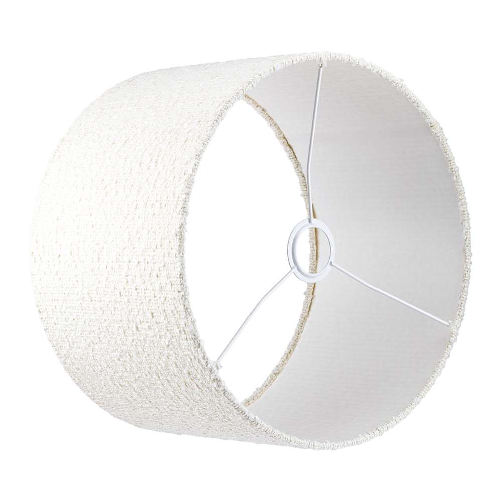 Cilinder 50x50x30cm Aspen bouclé blanc