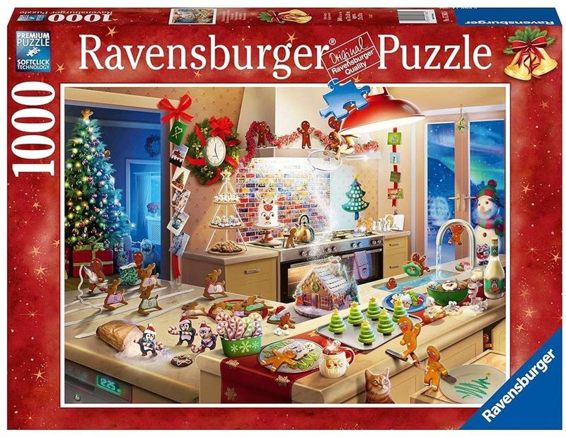 Ravensburger Kerstpuzzel - Merry Mischief - 1000 stukjes - Christmas Limited Edition