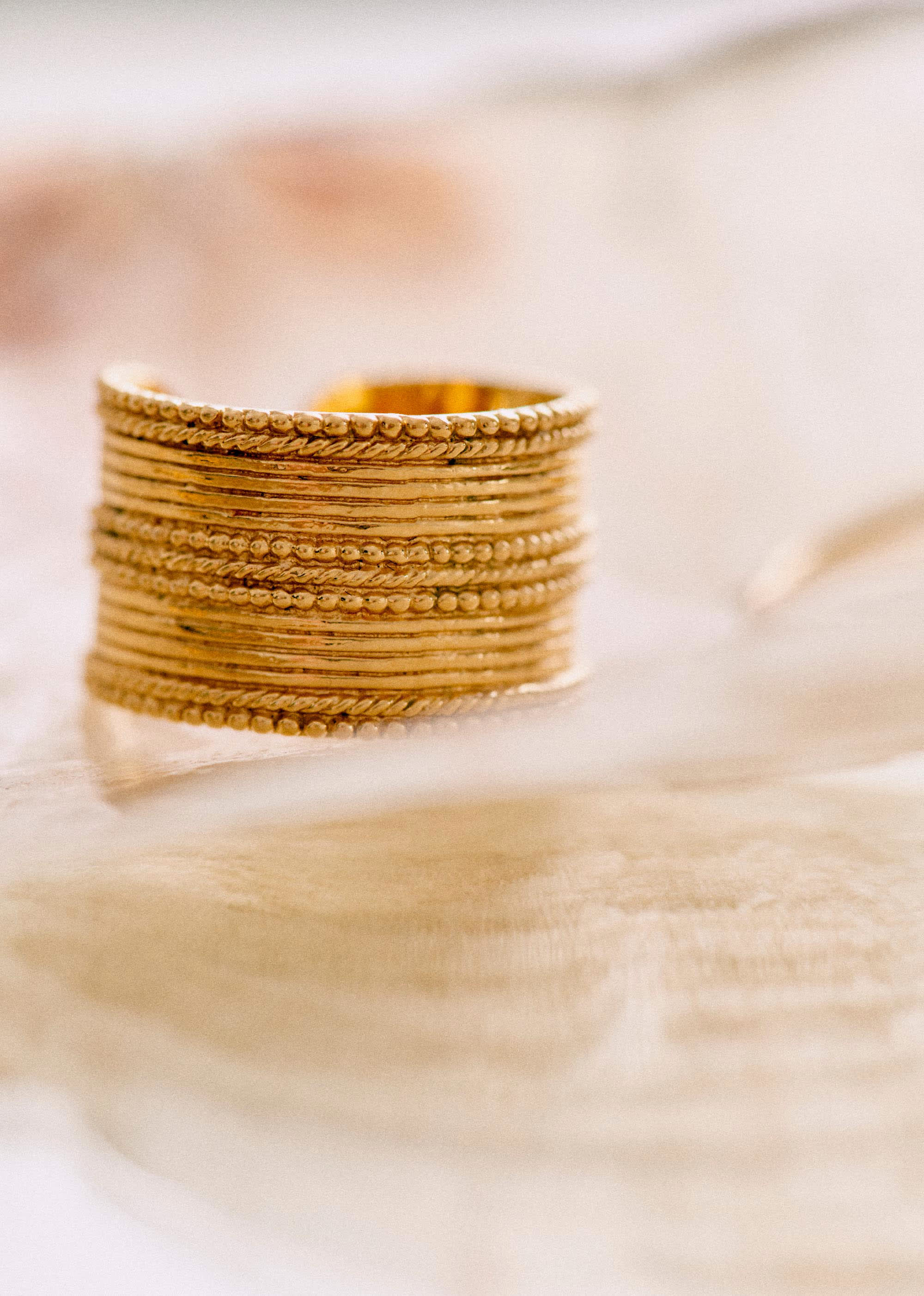 Bague Meika - Doré - E-SHOP/BIJOUX Bracelets & Bagues 5905866