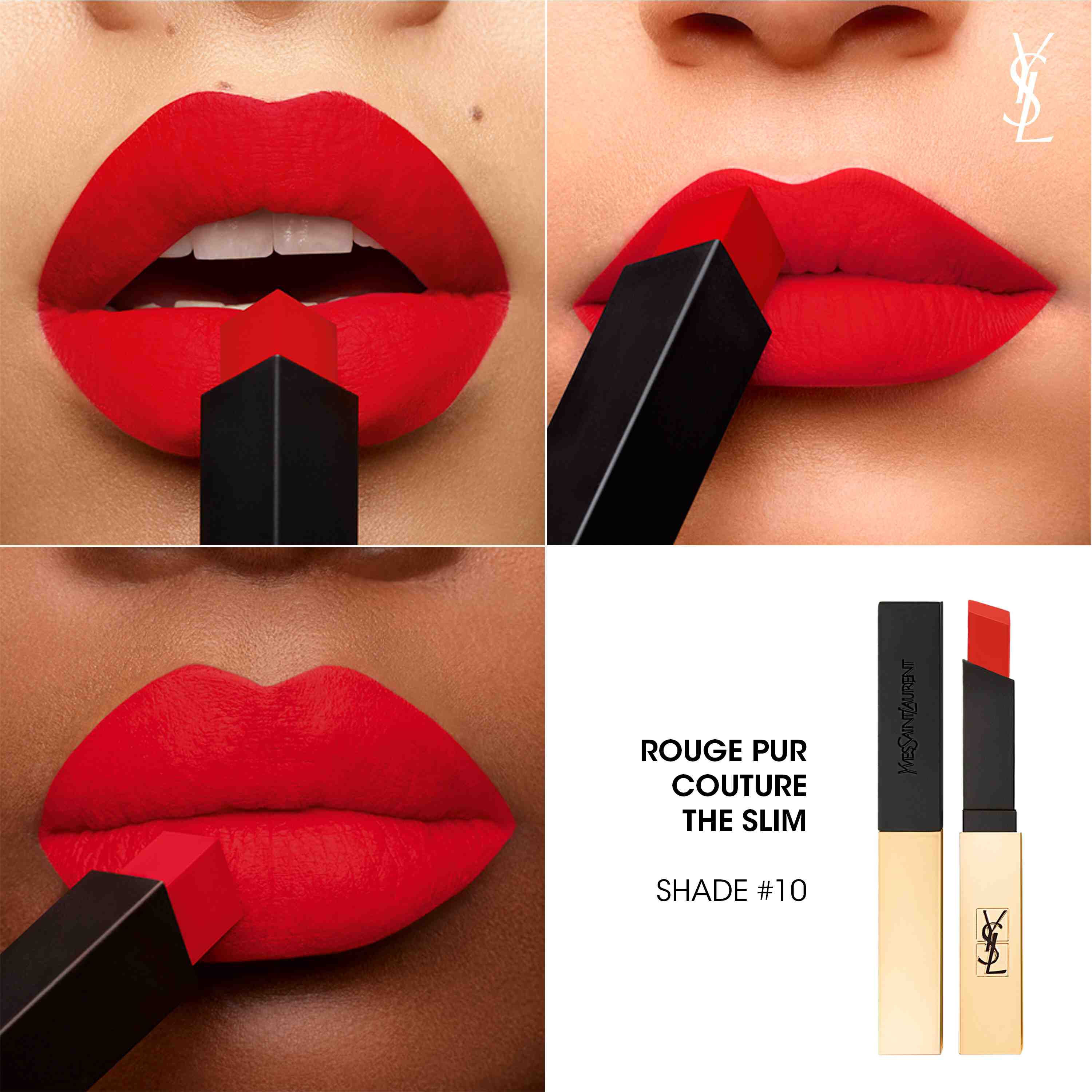 Rouge Pur Couture The Slim  Rouge à Lèvres Ultra-Mat - 10_Corail_Antinomique